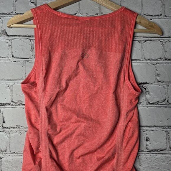 Calia Seamless Tank Ruched Detail Calypso Coral Tunic Top New Size Medium - Picture 8 of 10